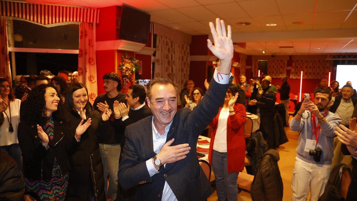 Robert Raga, en la cena tras su cierre de campaña