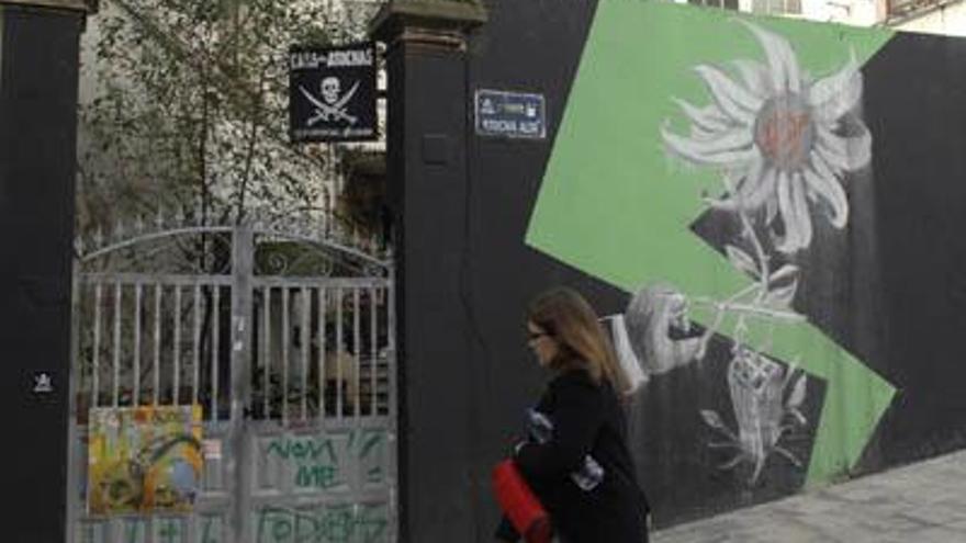 Edificio ocupado por el colectivo Casa das Atochas