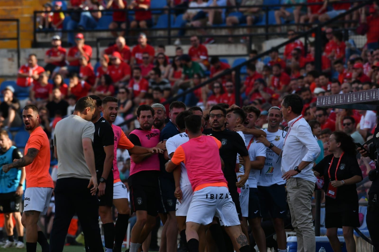 Las imágenes de la final del 'play off' de ascenso a Primera RFEF entre la Peña Deportiva y el Real Murcia