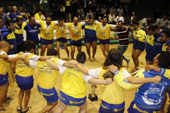 Unión Sur Yaiza, campeón de Copa de lucha canaria