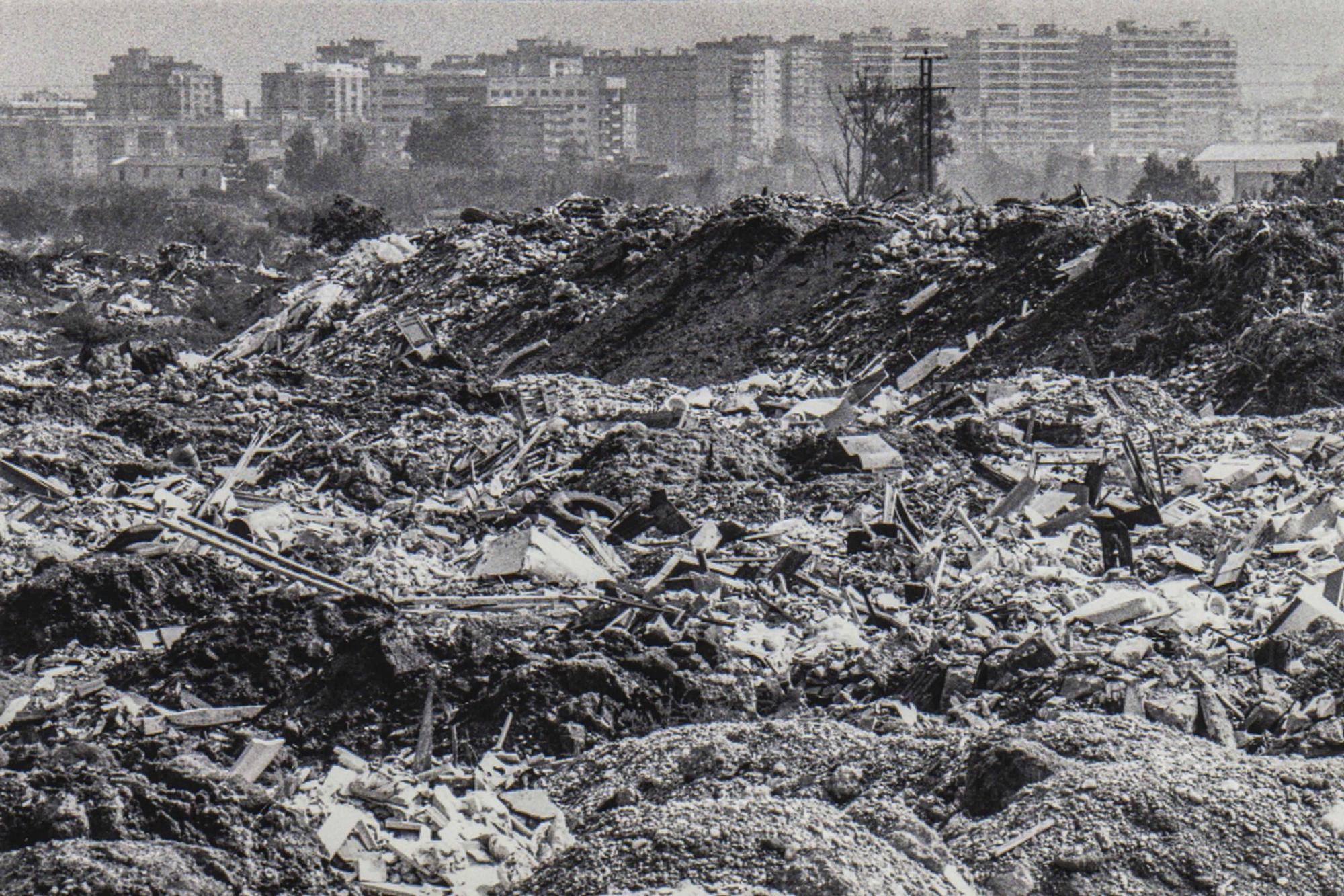 Así era el rio Turia en València antes de convertirse en un jardín