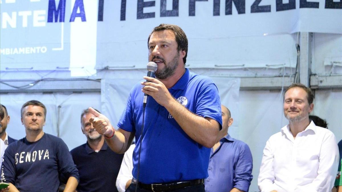 Matteo Salvini, ministro del Interior italiano.