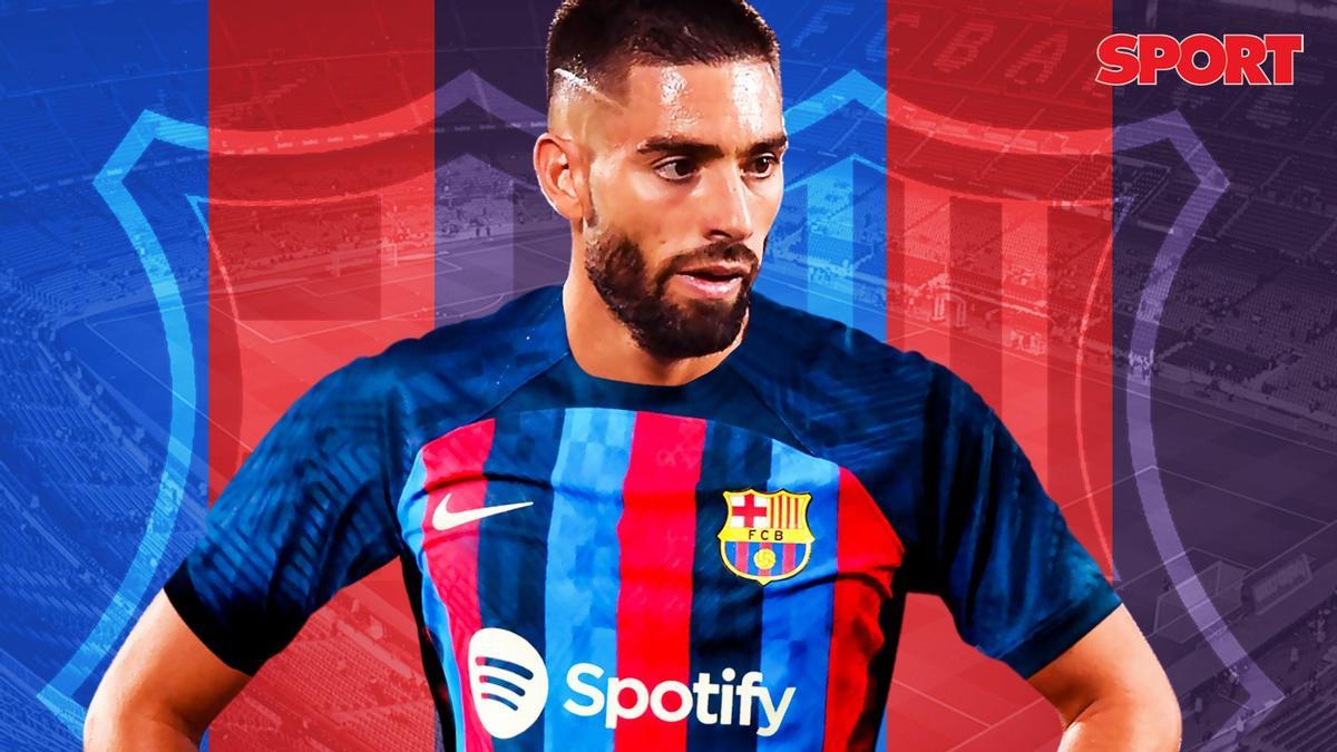 Yannick Carrasco, con la camiseta del Barça