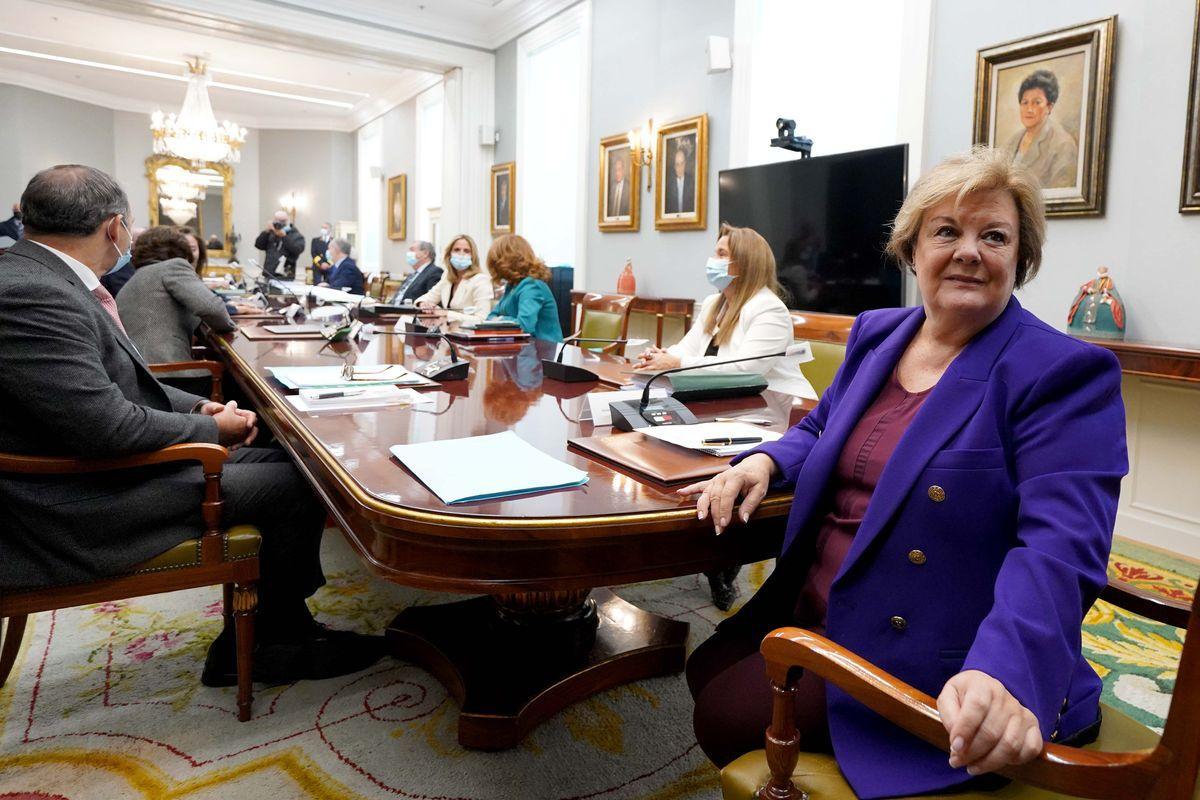 Primer Pleno Ordinario del Tribunal de Cuentas presidido por Enriqueta Chicano.