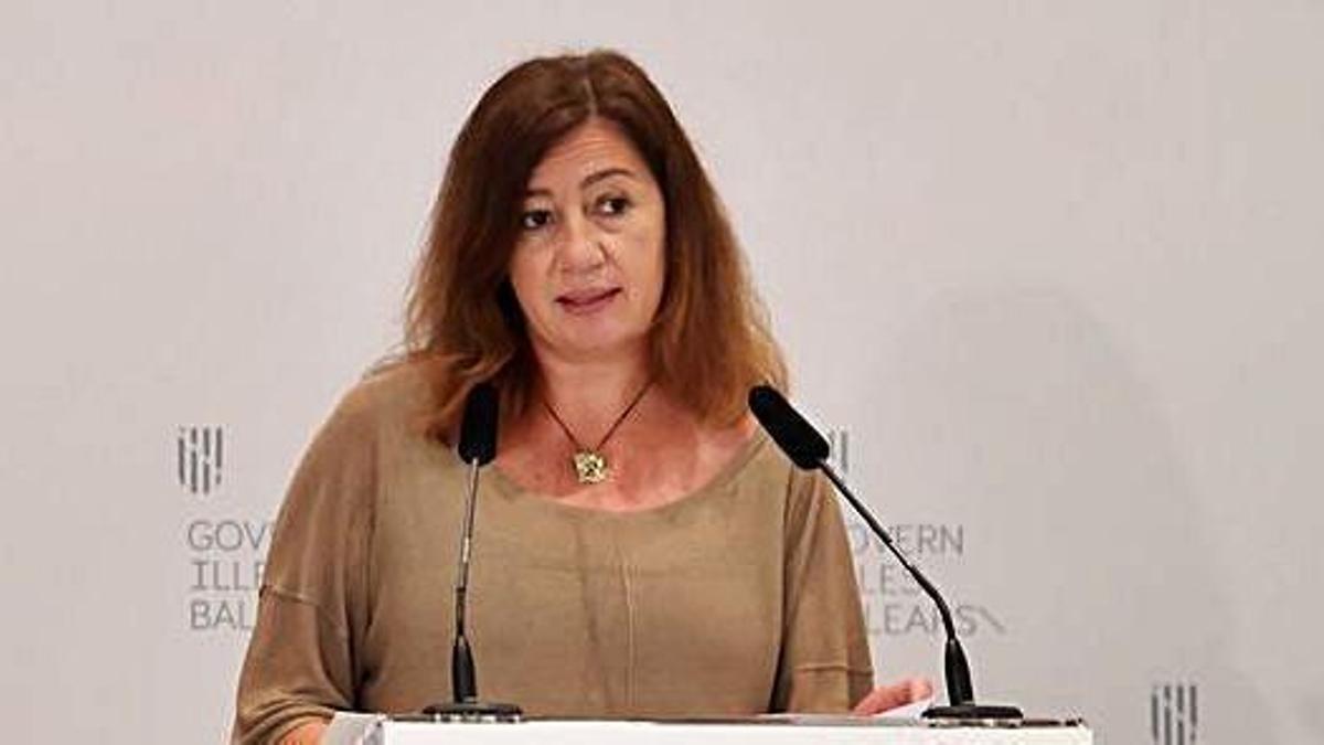 La presidenta Francina Armengol.