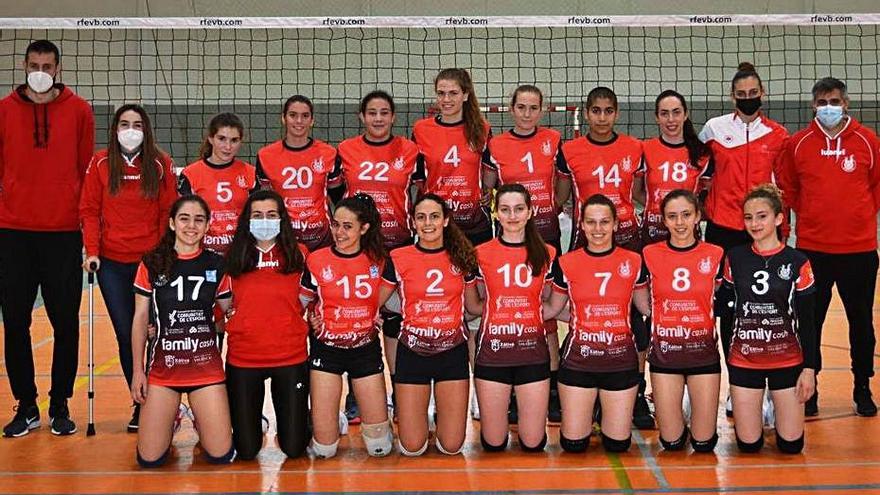 Las chicas del Juvenil femenino, que ganaron al Elx. | CV XÀTIVA