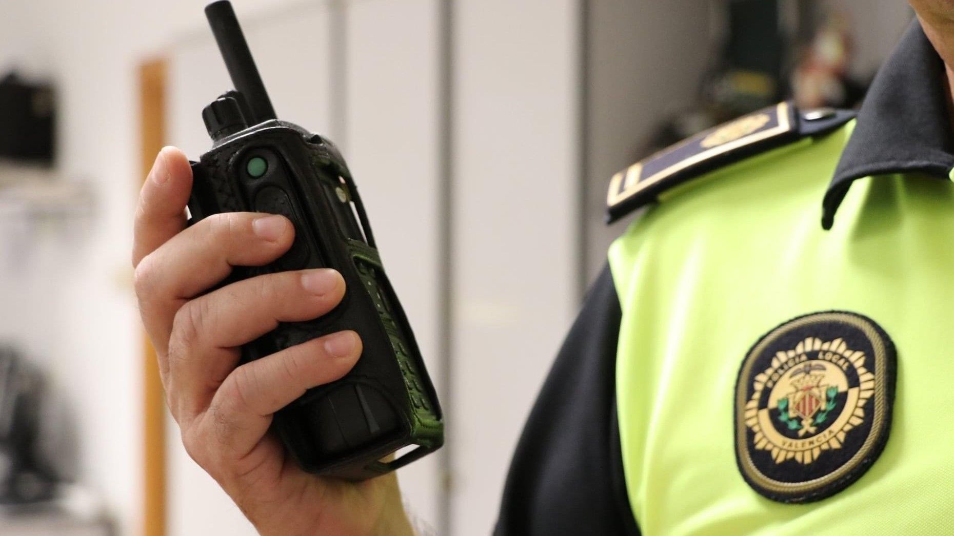 Agente de la Policía Local de València.