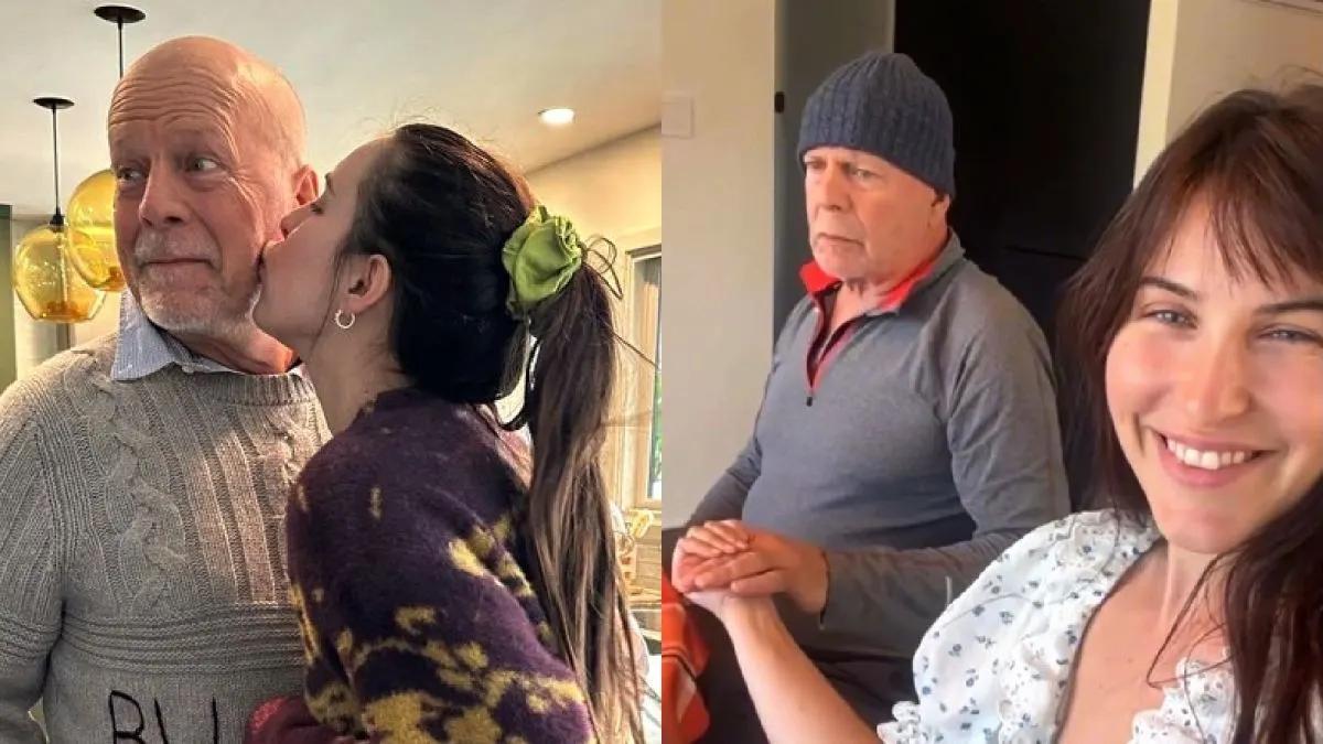 El actor junto a su hija.