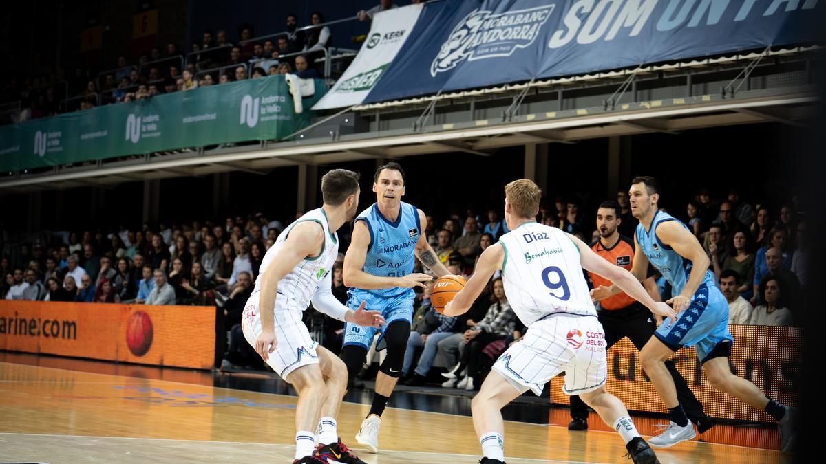 El MoraBanc Andorra visita este domingo al Unicaja en el Carpena.