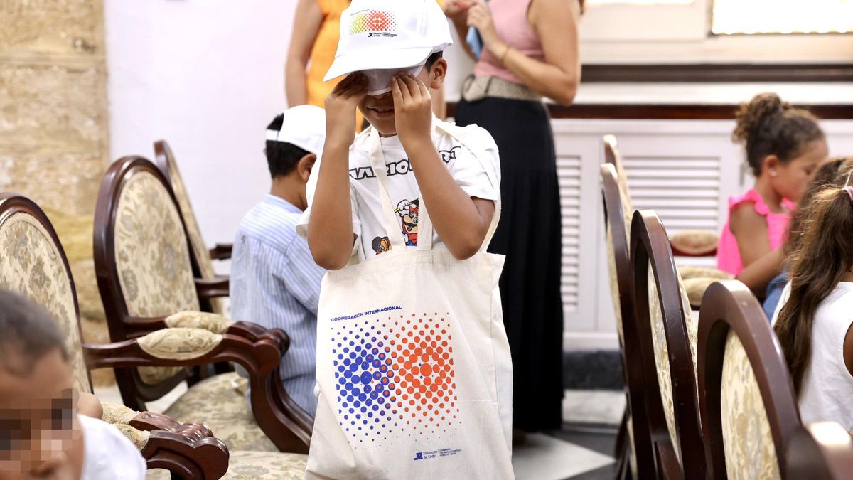 Niños saharauis del programa Vacaciones en Paz.