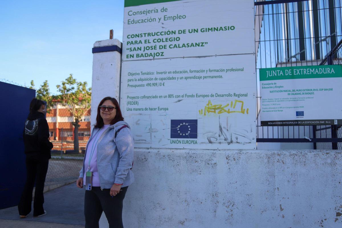 Rocío Flores, madre de uno de los alumnos de sexto de Primaria.