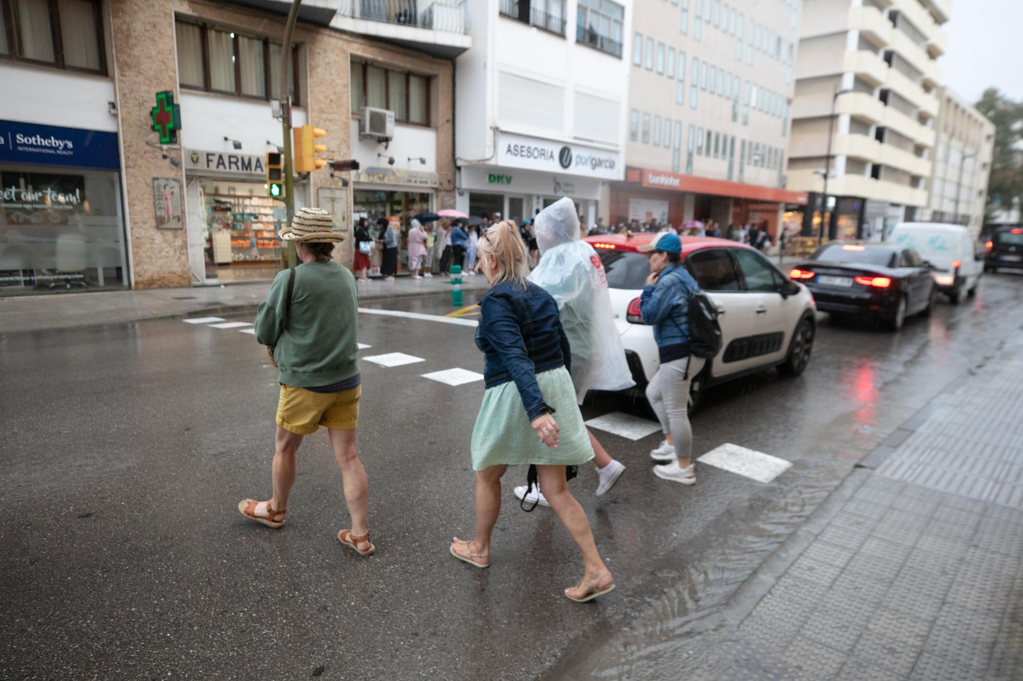 Las imágenes de la tromba de agua que cayó sobre Ibiza