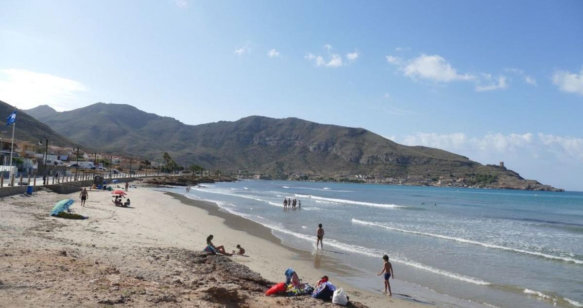 La playa de La Chapineta, una de las 12 playas cartageneras que han conseguido la certificación S del ICTE. | AYTO. CARTAGENA