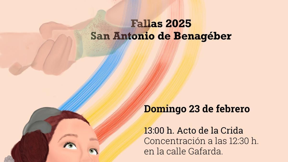 Cartel de las fallas 2025.