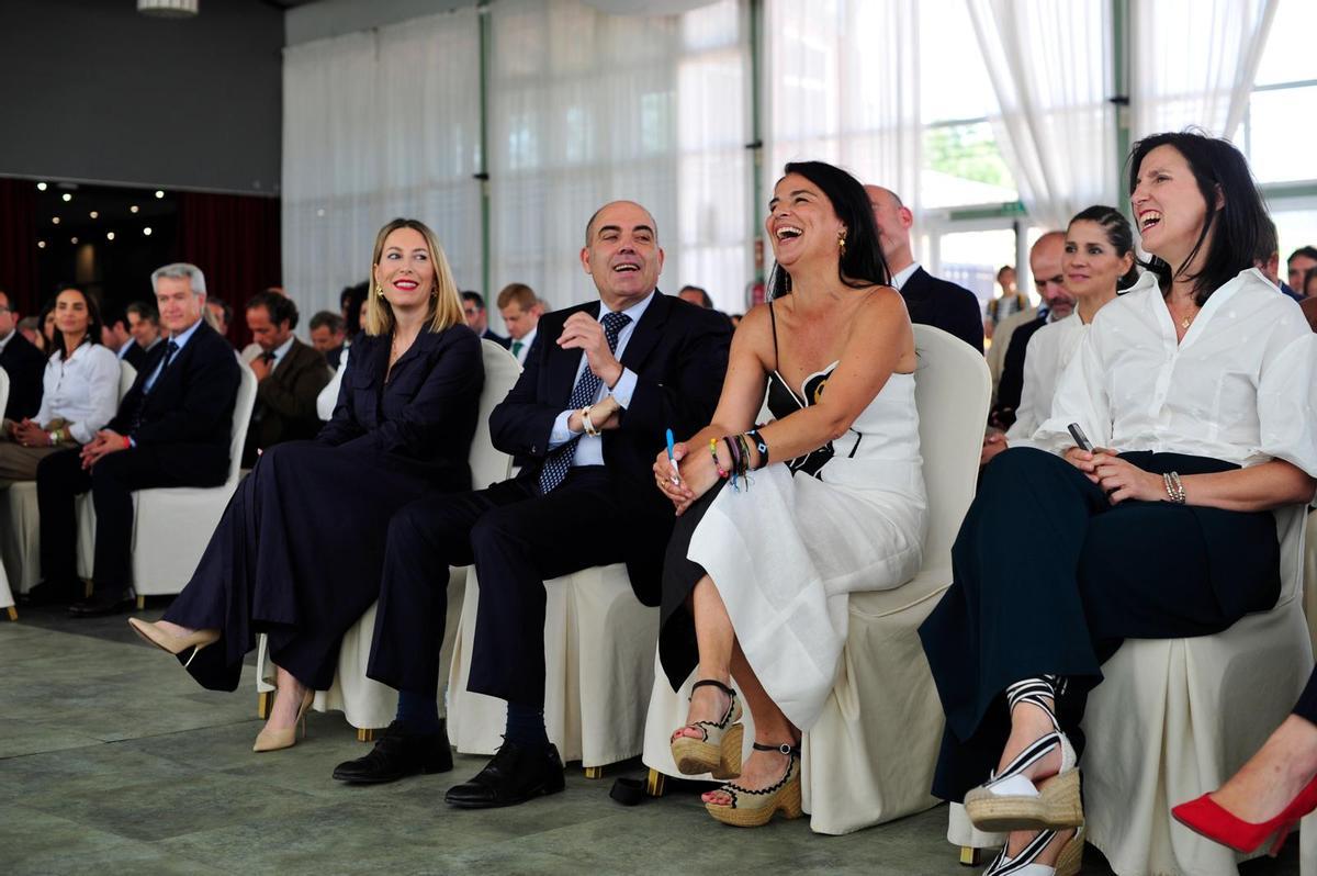 Candelaria Carrera, durante el acto en el que fue proclamada presidenta de ATA Extremadura.