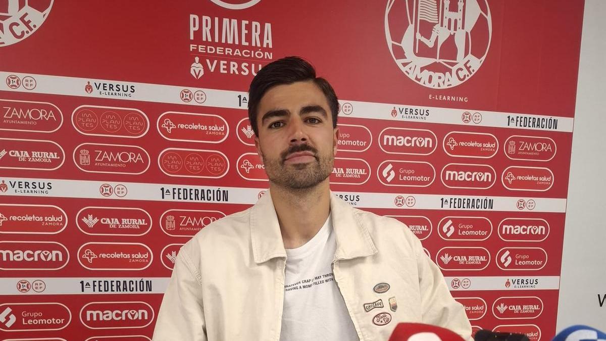 Erik Ruiz, al término del partido.