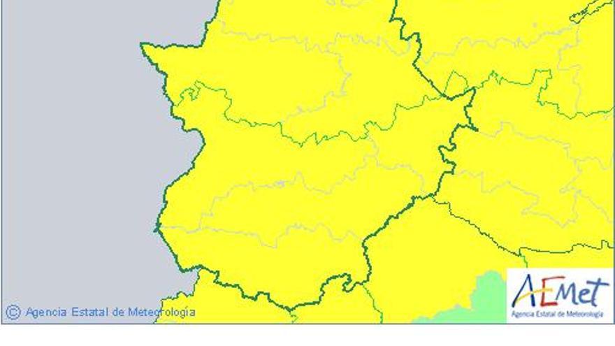 El 112 activa la alerta por nieve en el norte de Cáceres