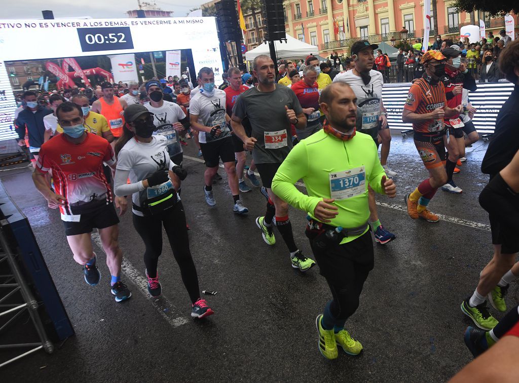 Así fue la salida de la maratón y la media maratón de Murcia (II)