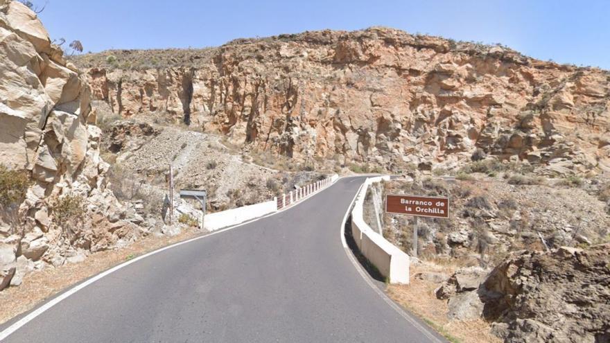 Barranco de la Orchilla, desde San Miguel de Abona. | | E.D.