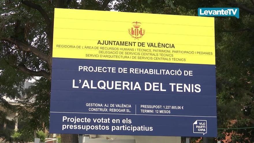 Se recupera la Alqueria del Tenis para acoger un centro sociocultural en Penya-roja