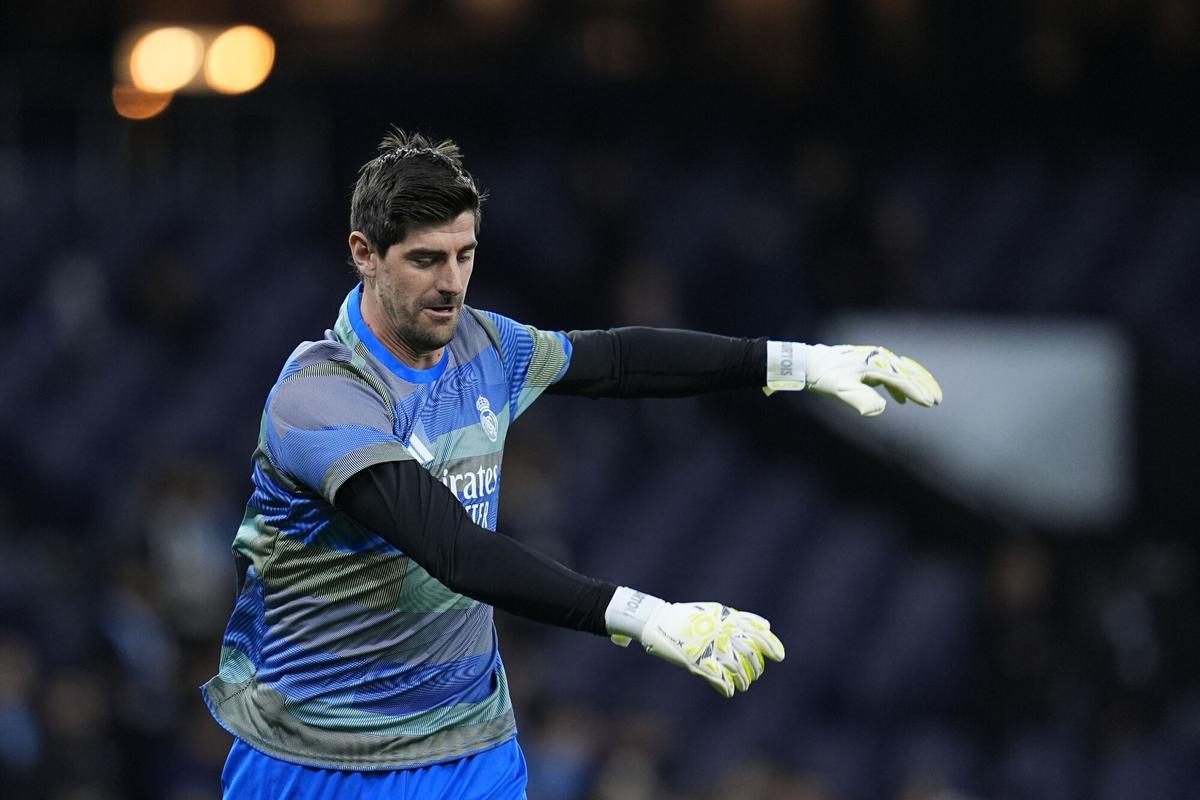 Courtois, en el Etihad Stadium