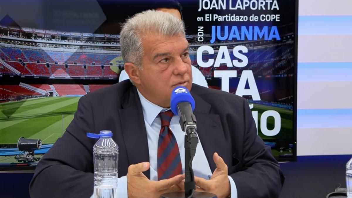 Laporta: "No me da miedo que Messi salga a hablar"