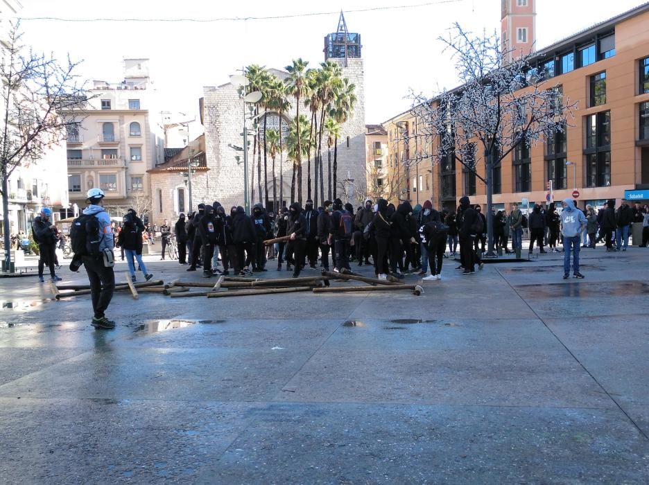Incidents a Girona en el Dia de la Constitució