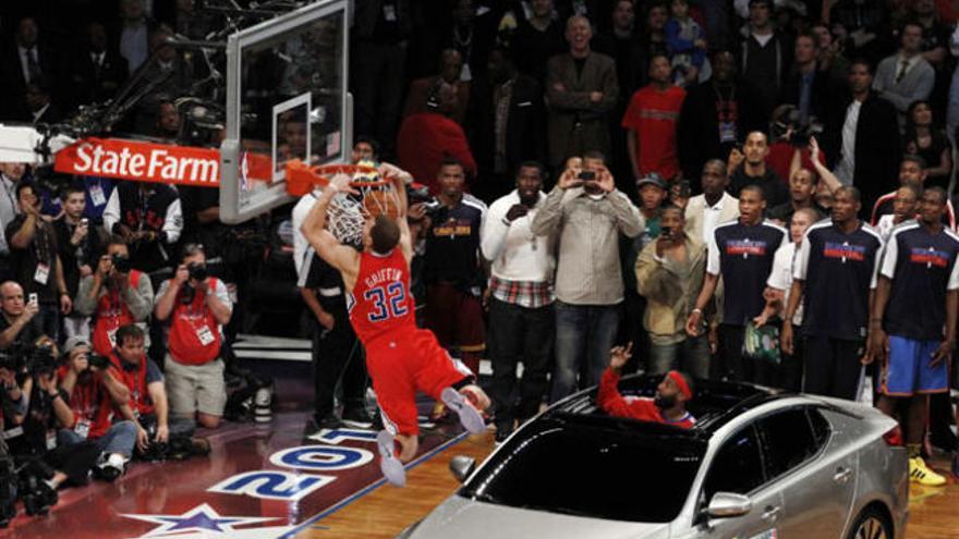 Blake Griffin, en el concurso de mates de la NBA.