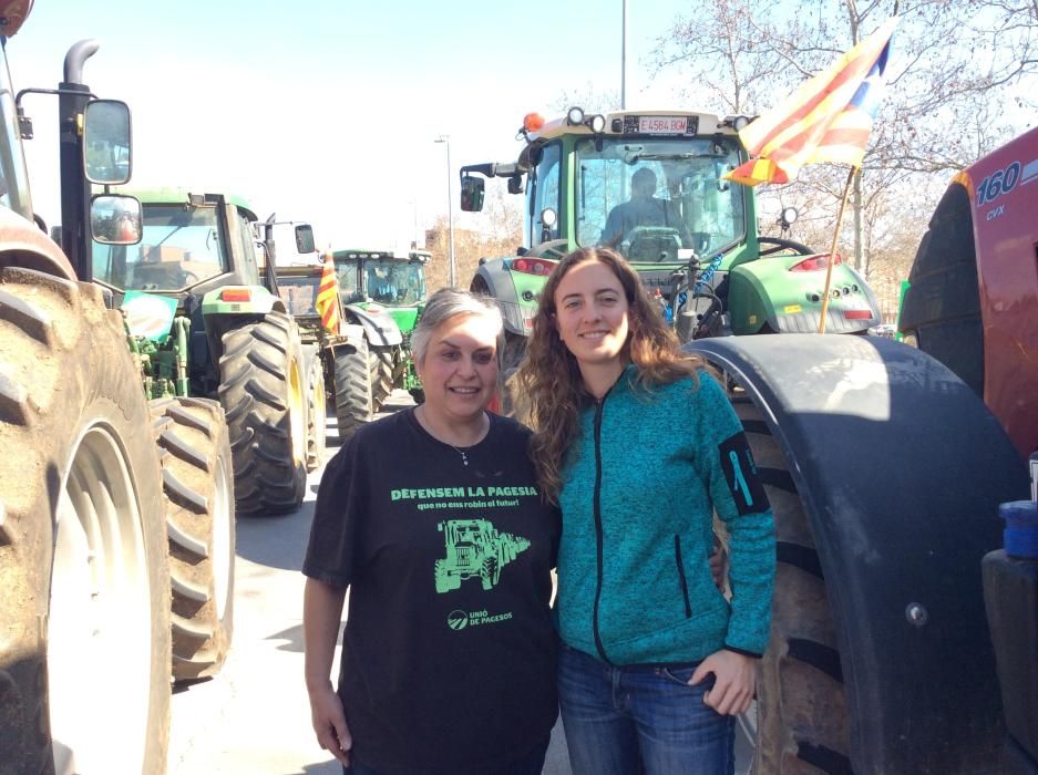 Tractorada a Girona per reclamar millores en la PAC