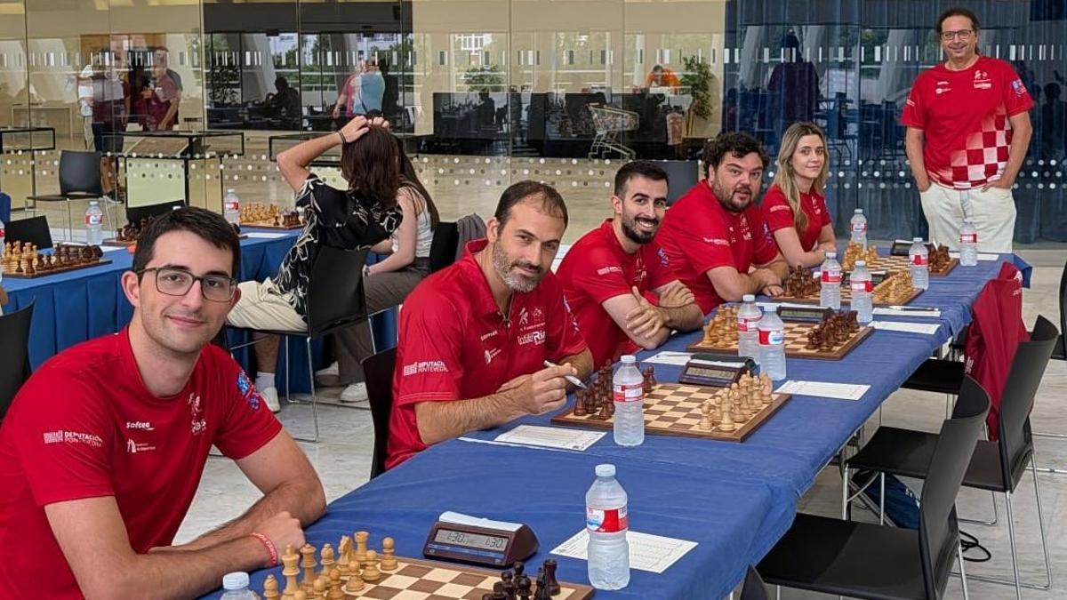 Equipo vilagarciano que compitió en tierras asturianas.