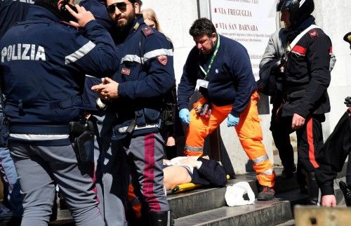 Tiroteo en el Palacio de Justicia de Milán