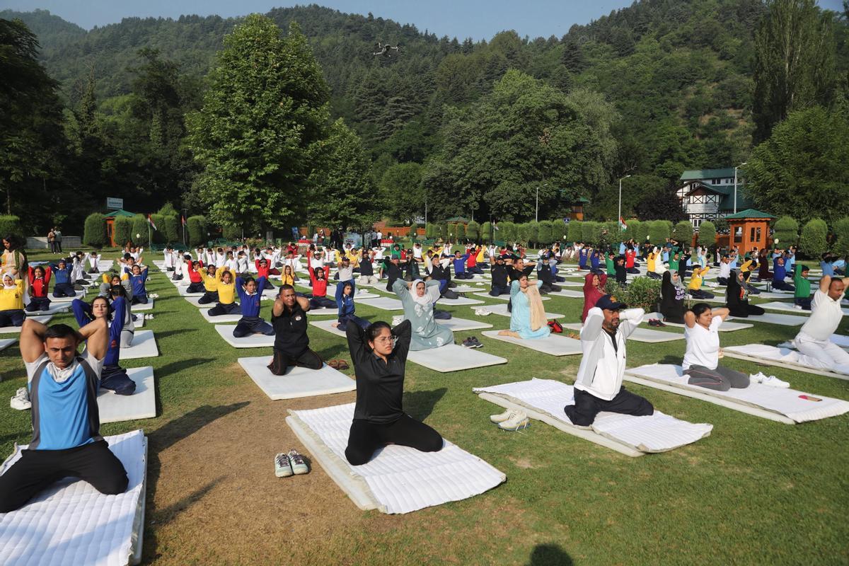 Día Internacional del Yoga en la India