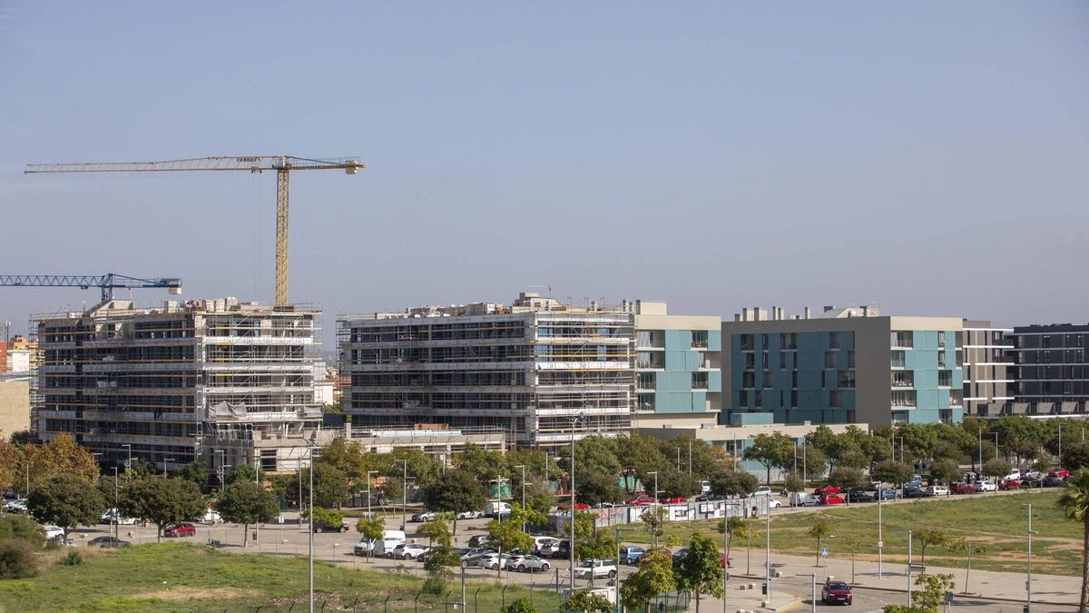 Edificios en construcción en Palma.