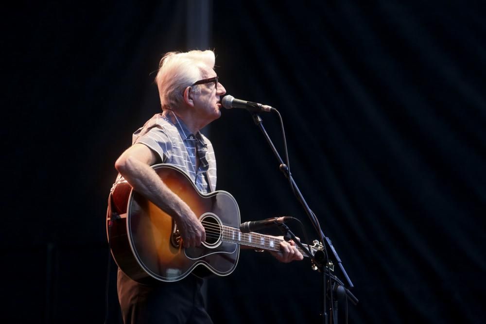 Concierto de Nick lowe en la plaza Mayor