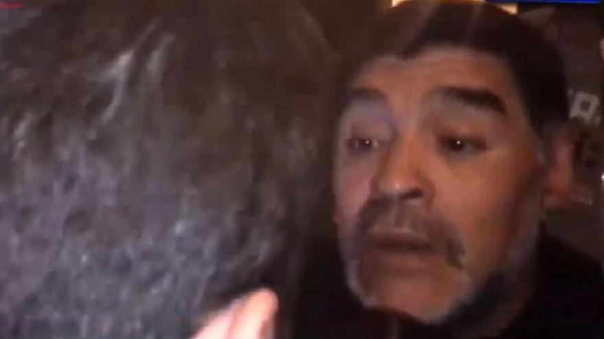 Maradona, interrogado por una supuesta agresión a su novia