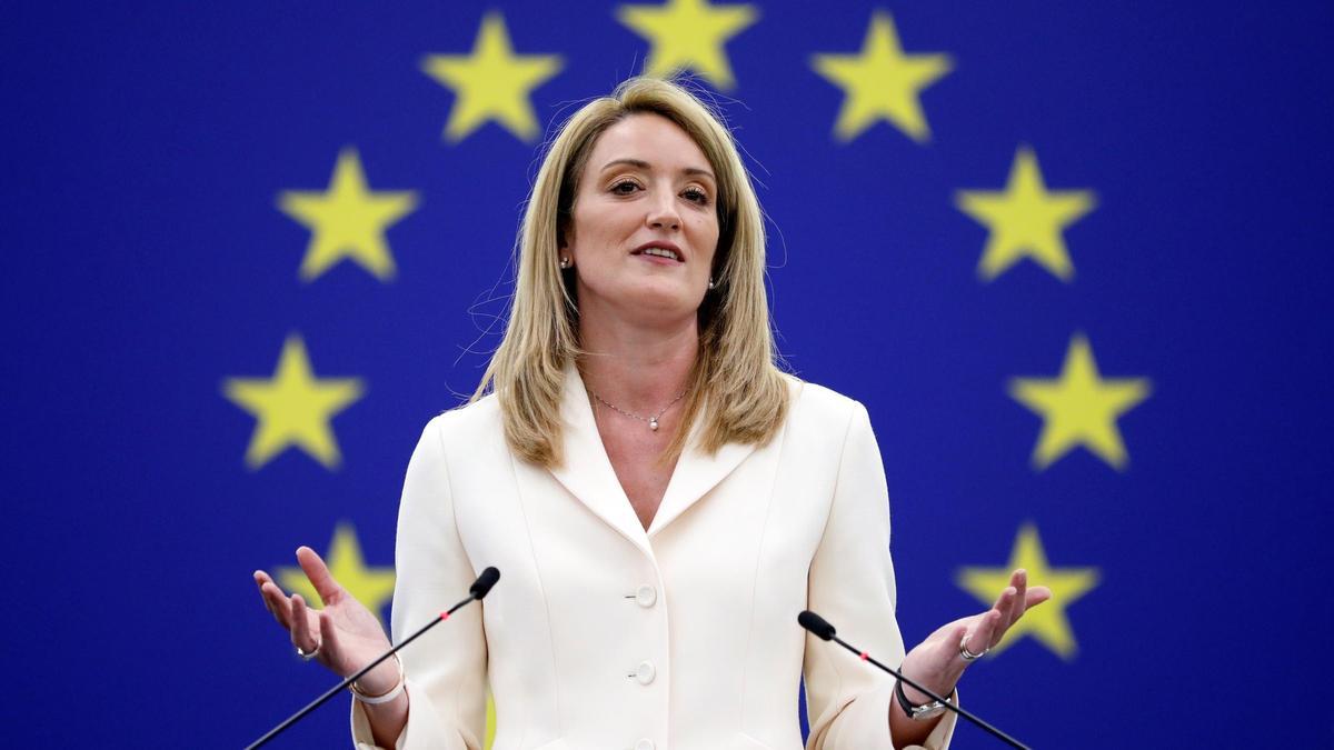 La maltesa Roberta Metsola, nueva presidenta del Parlamento Europeo.