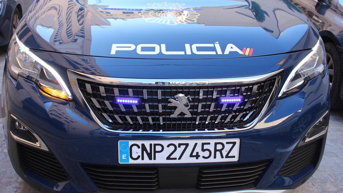 Un coche de la Policía Nacional