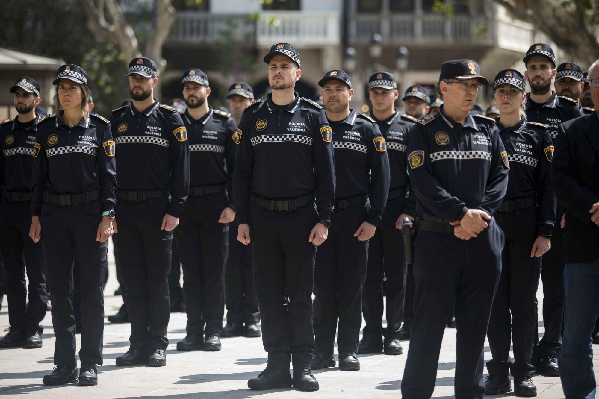 Presentación de los nuevos agentes de la Policía Local de València