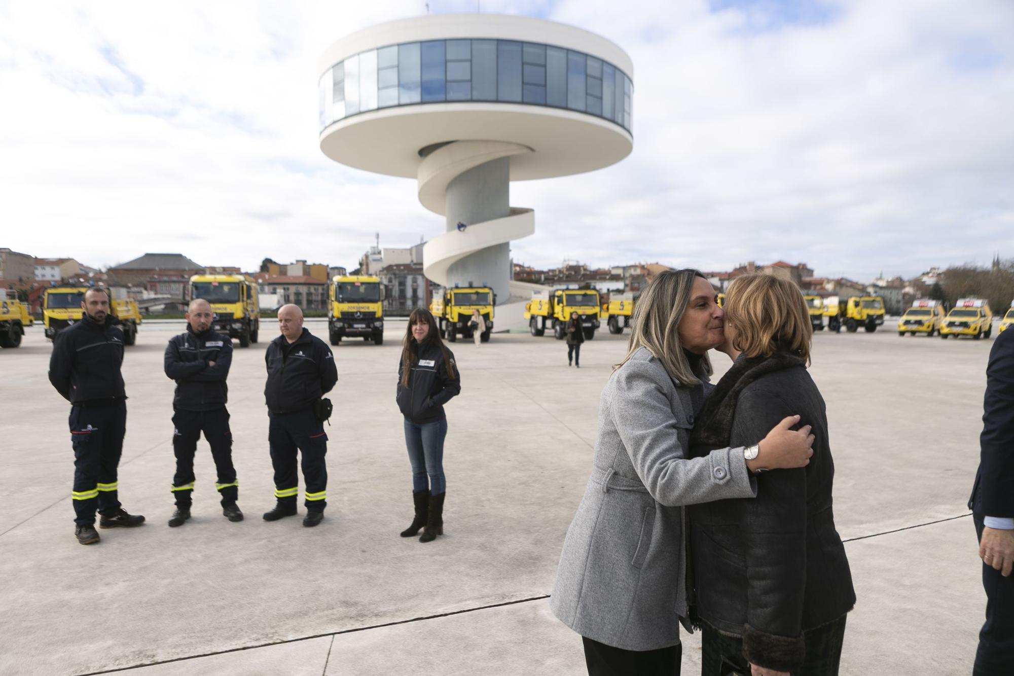 Así son los nuevos camiones de bomberos de Asturias