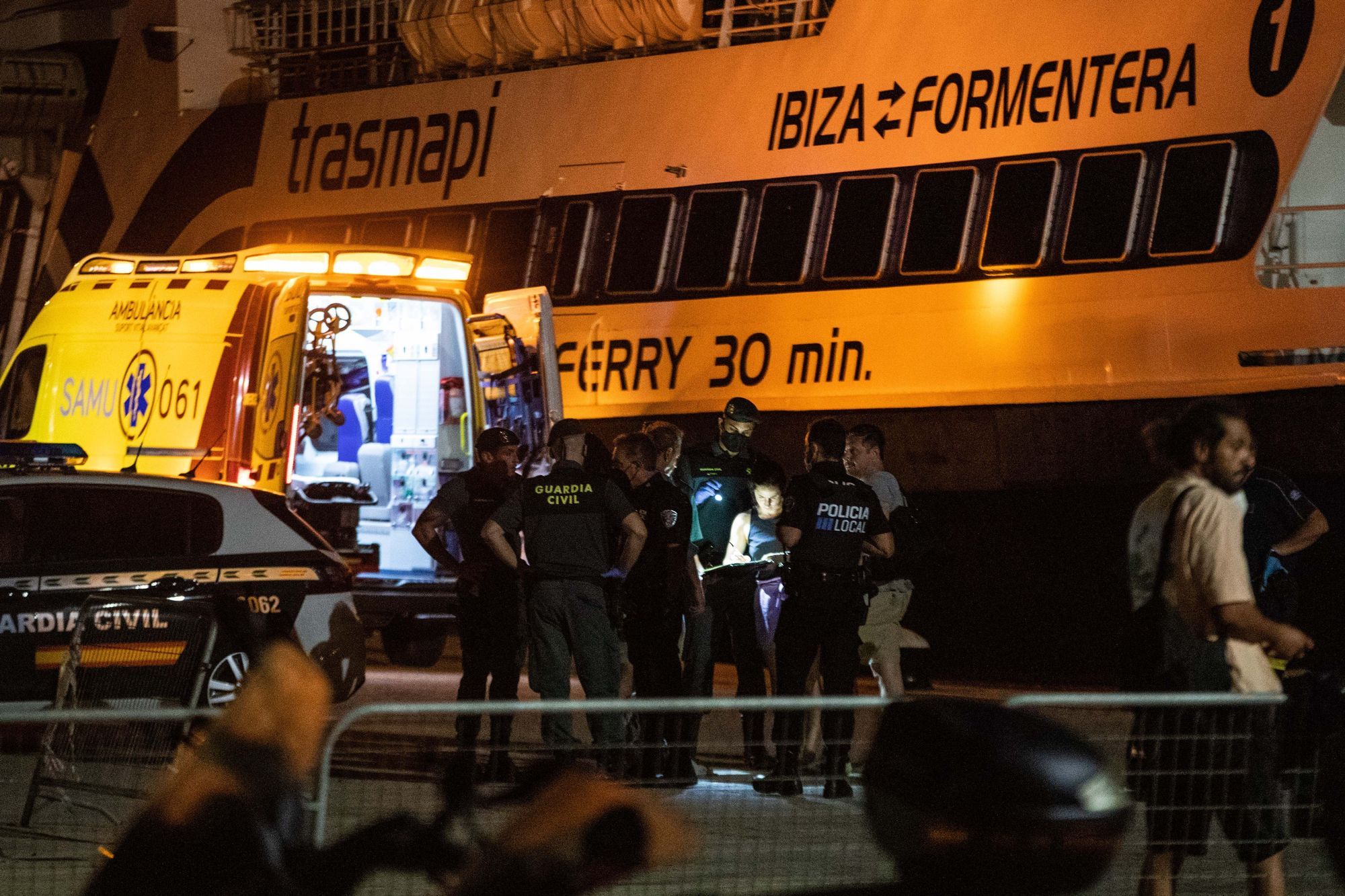 Accidente de un ferry entre Ibiza y Formentera