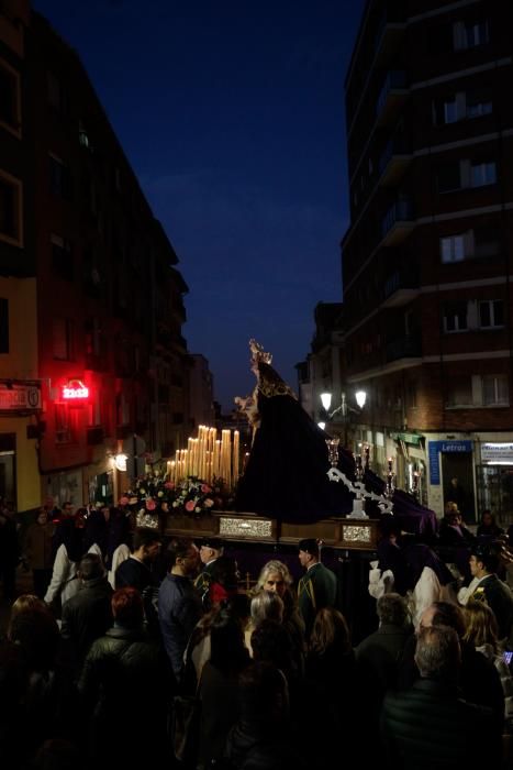 Procesión del Silencio en el Martes Santo de Oviedo.