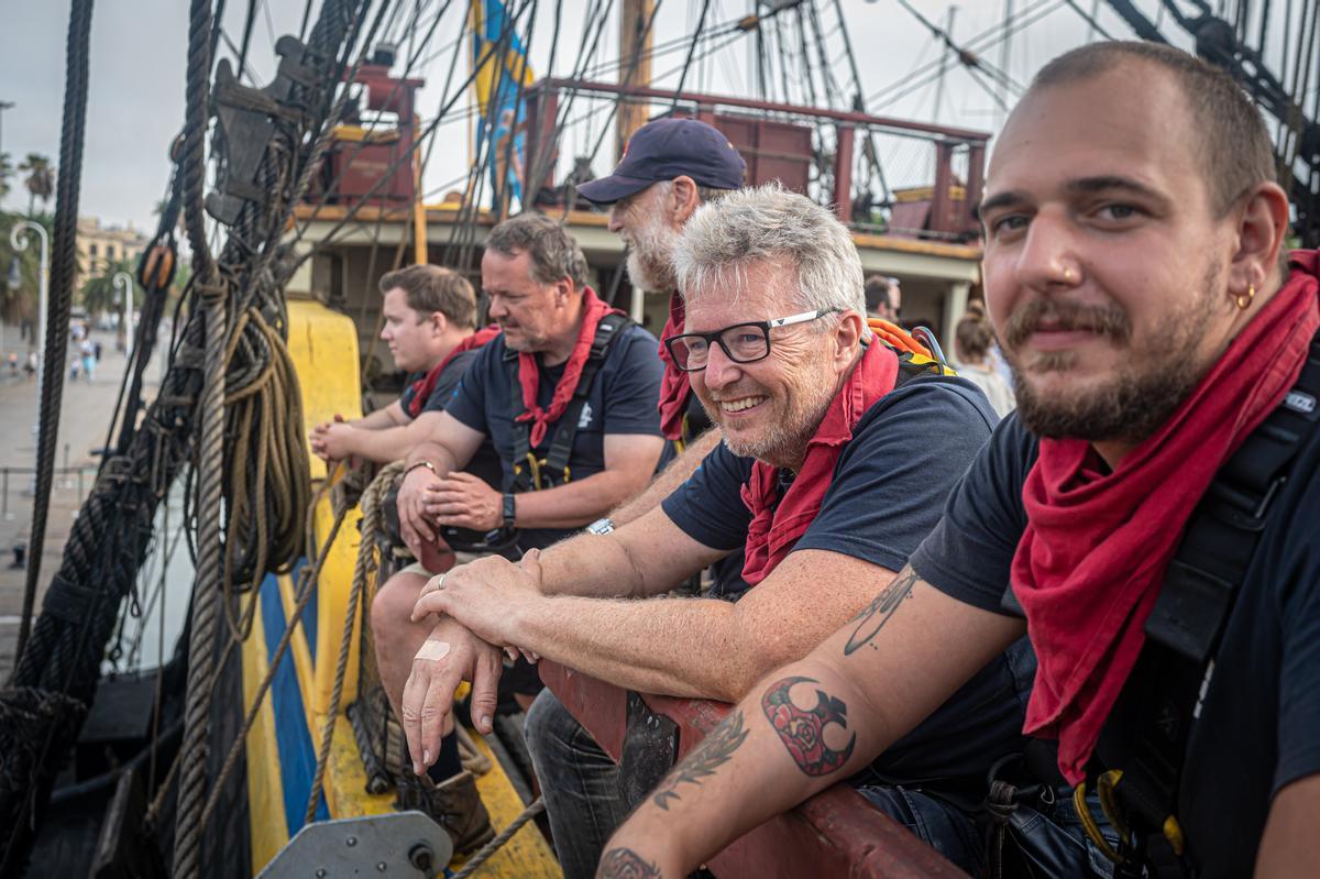 El Götheborg de Suecia, el velero más grande del mundo, recala en Barcelona