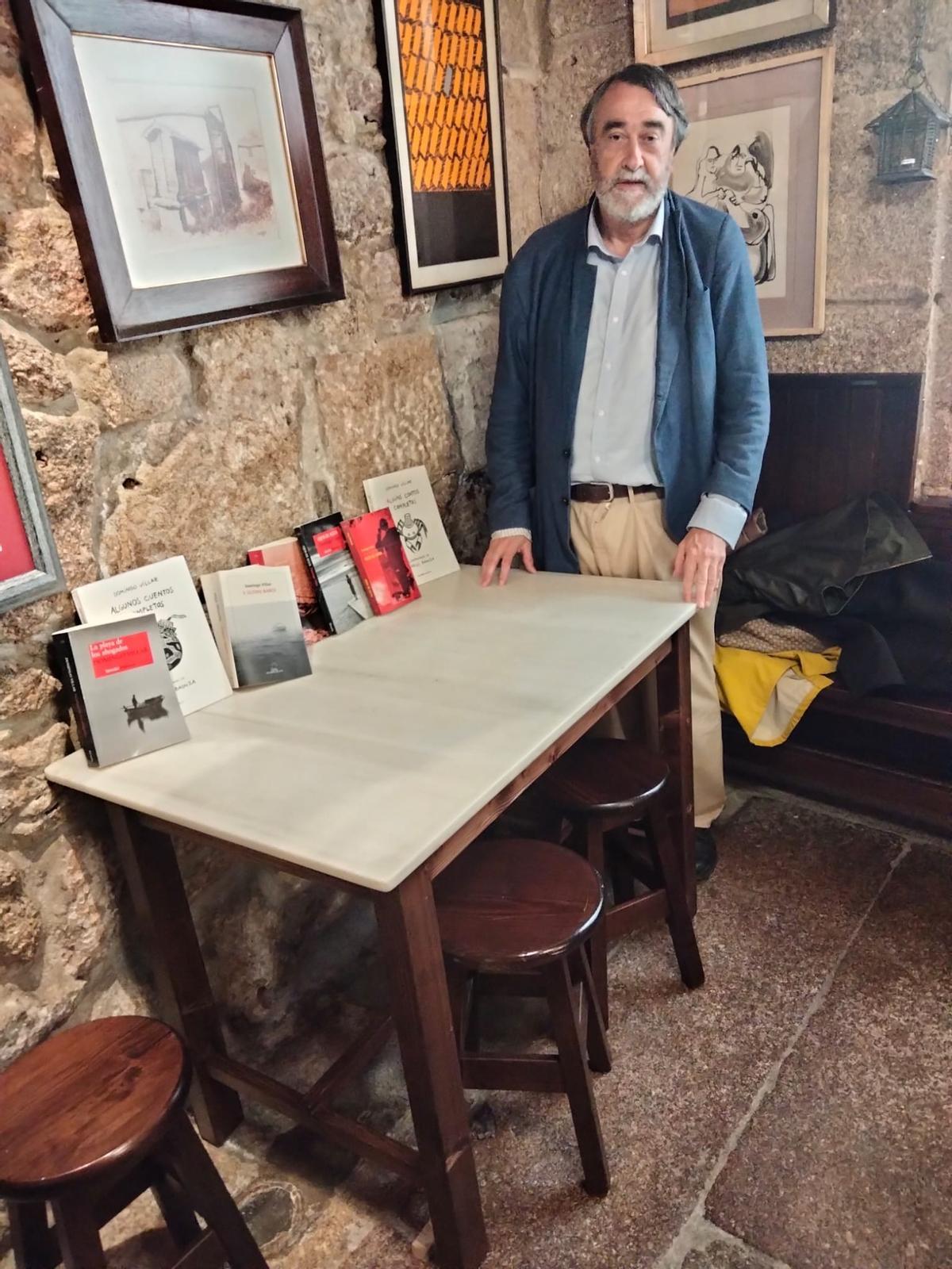 Cuartango, en la mesa de Domingo villar de la taberna Eligio, en Vigo, el día en que falleció.