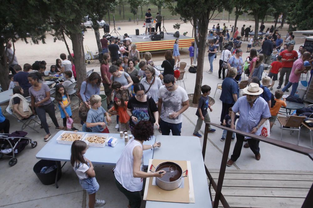 Exhibició d’aus rapinyaires per celebrar la festa de les Pedreres