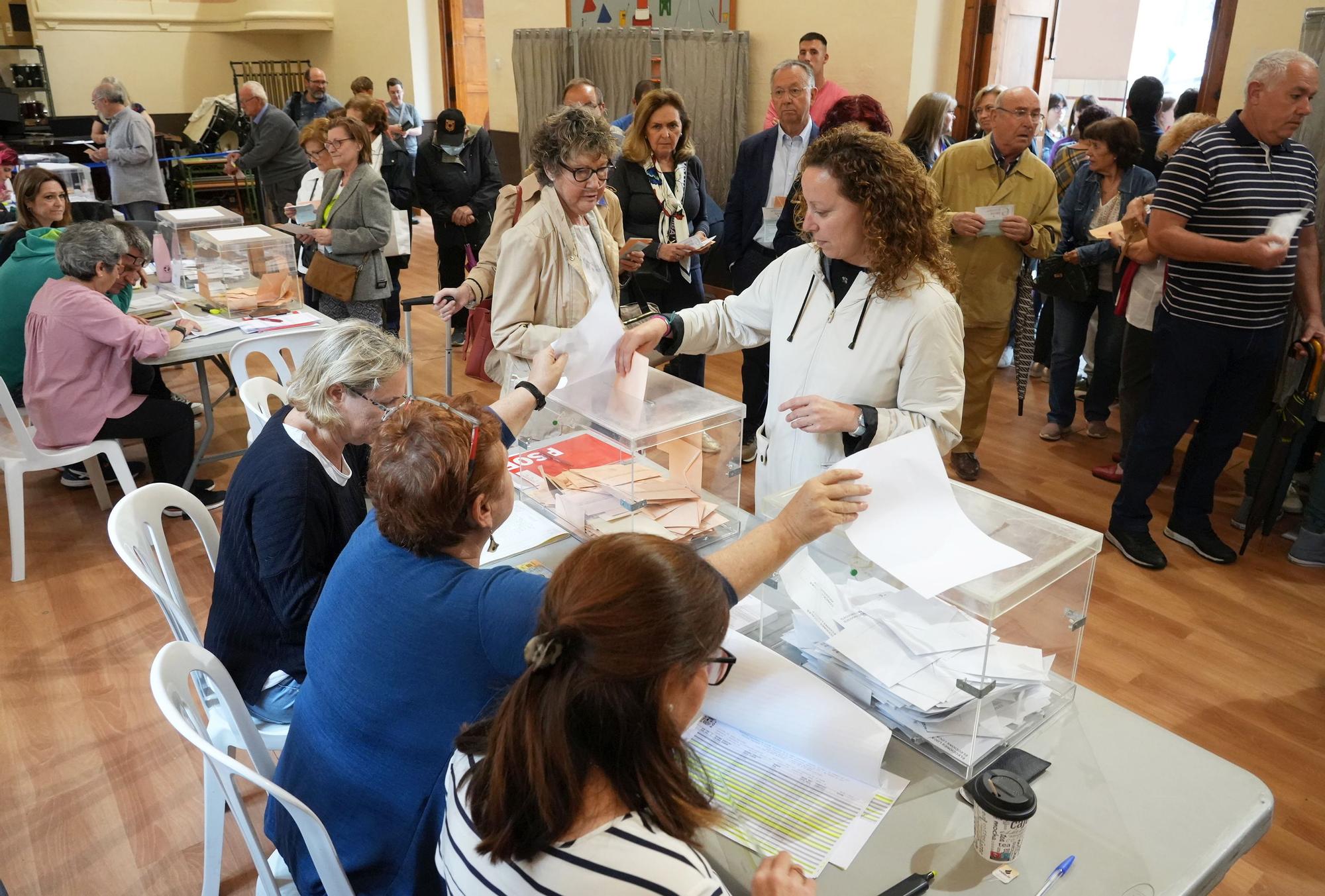 Las imágenes de la jornada electoral del 28M en Castellón