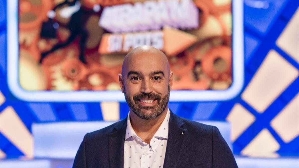 Llucià Ferrer, presentador del Quiz-show de TV-3 'Atrapa'm si pots'