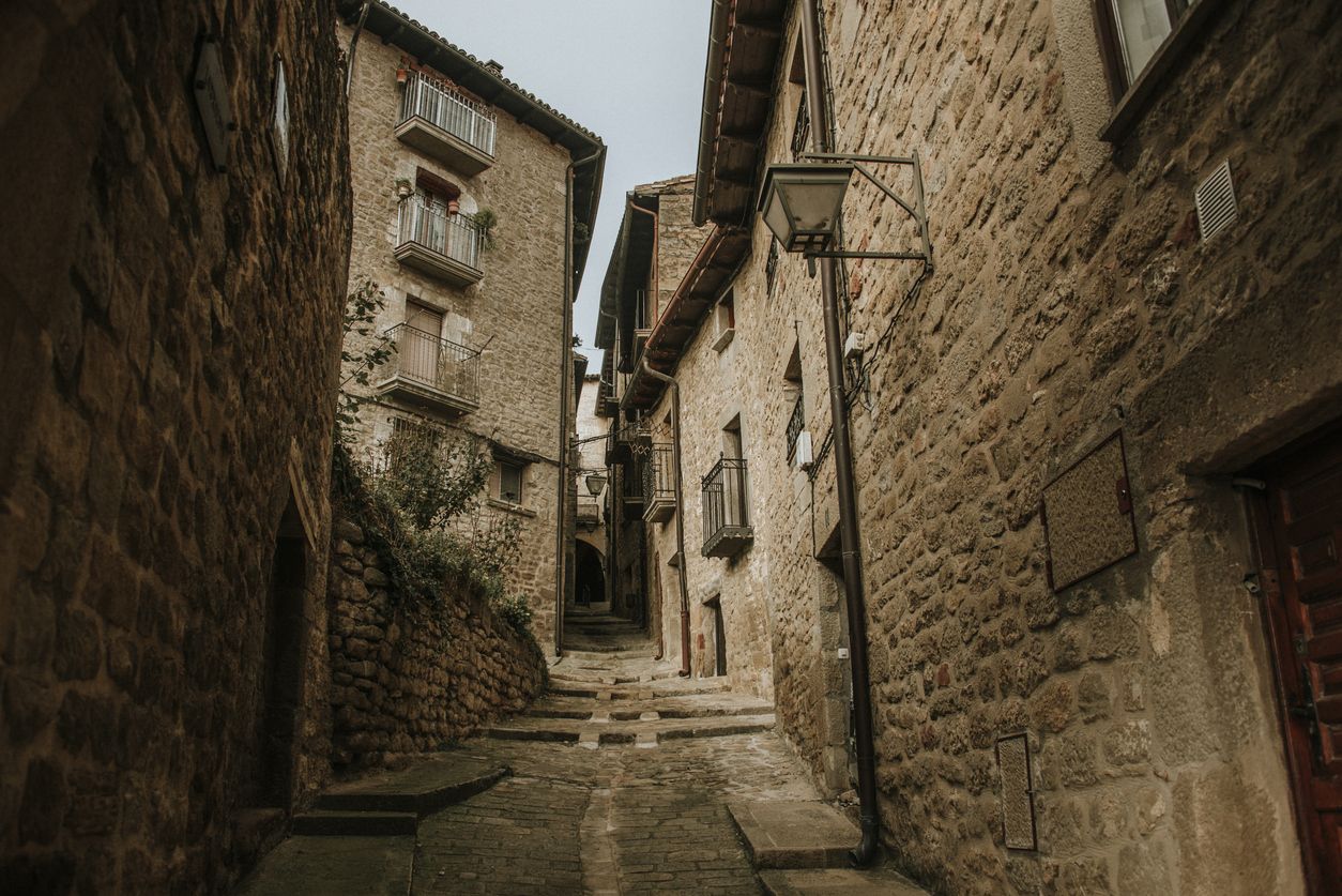 Calle de Sos del Rey Católico, España.