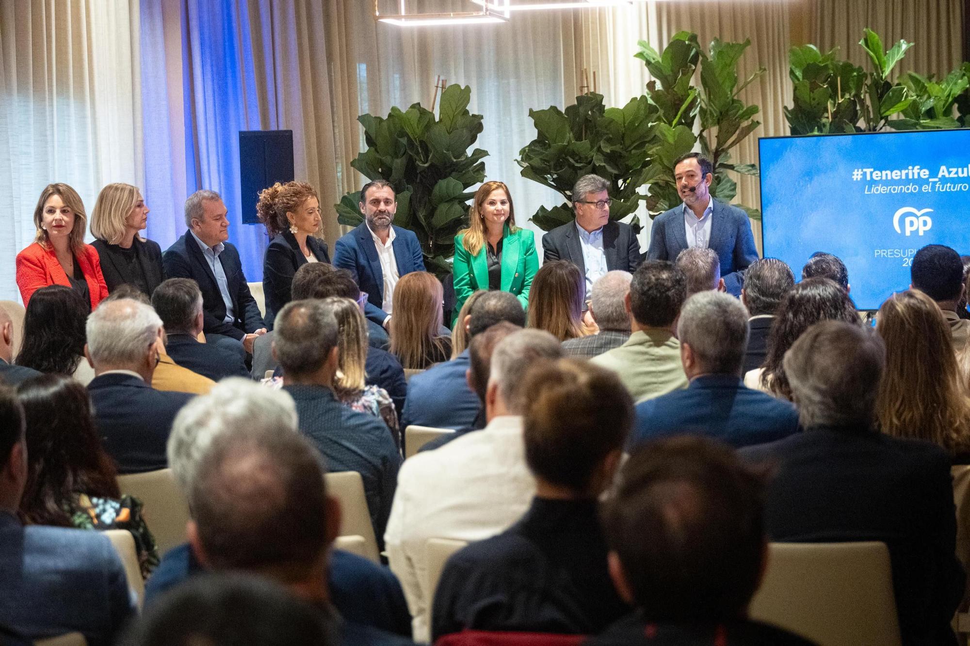 El Partido Popular presenta las líneas estratégicas del presupuesto del Cabildo de Tenerife.