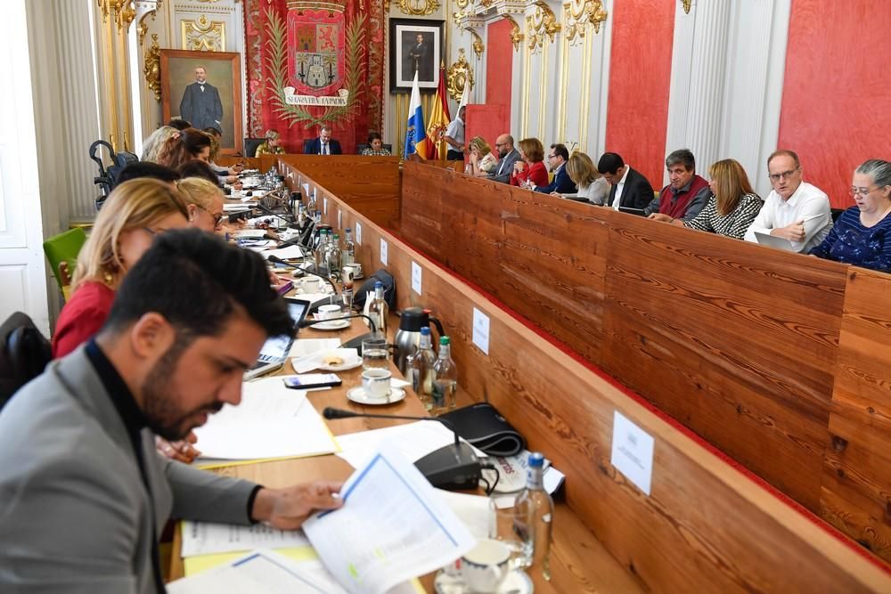 Pleno del Ayuntamiento de Las Palmas de Gran Canaria, el último de 2018