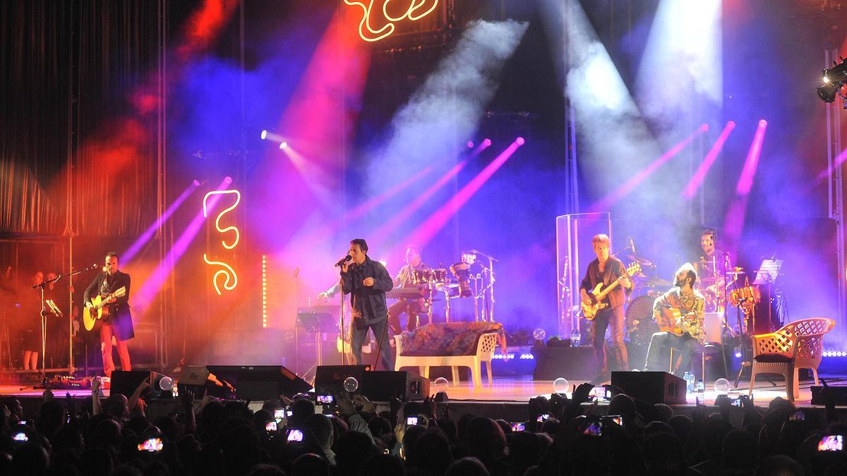 Imágenes de archivo de actos y conciertos celebrados en la Rotonda del Parque Municipal. 